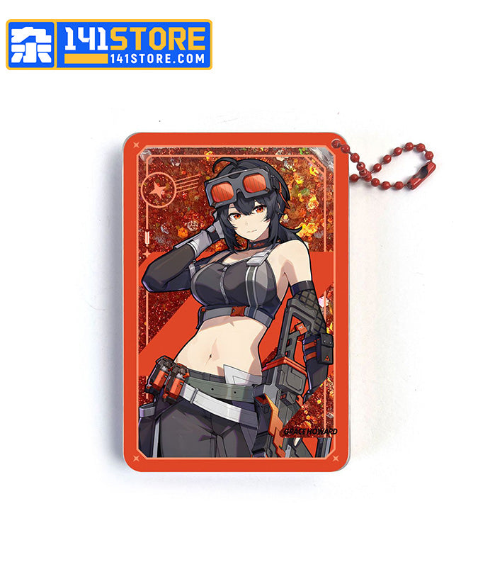 ZZZ Character Charms Liquid Glitter Quicksand Ticket Card —— Grace Howard