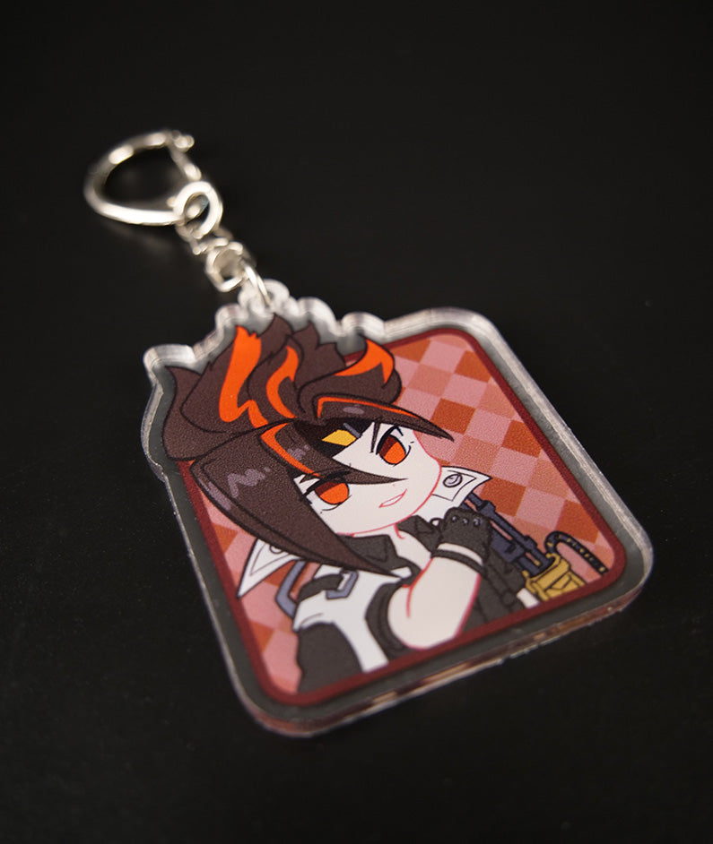 Anton Acrylic Keychain
