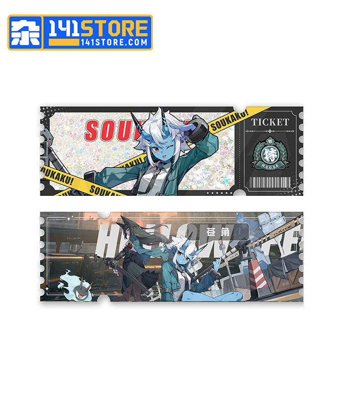 ZZZ Character Acrylic Quicksand Ticket —— Soukaku