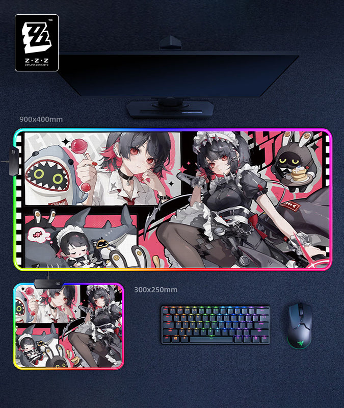 Zenless Zone Zero Ellen Joe RGB Mouse Pad