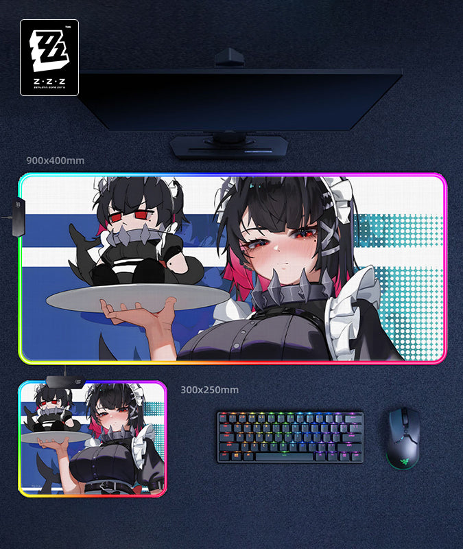 Zenless Zone Zero Ellen Joe RGB Mouse Pad 