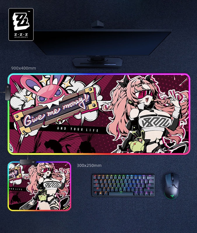 Nicole RGB Mouse Pad