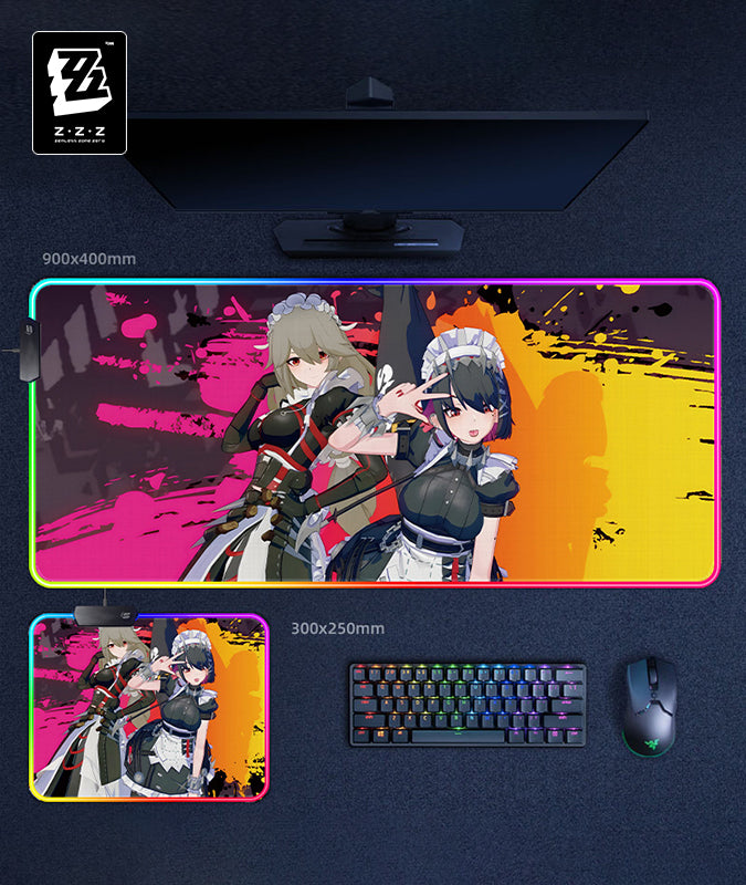 Ellen Joe RGB Mouse Pad Gaming Desk Mat