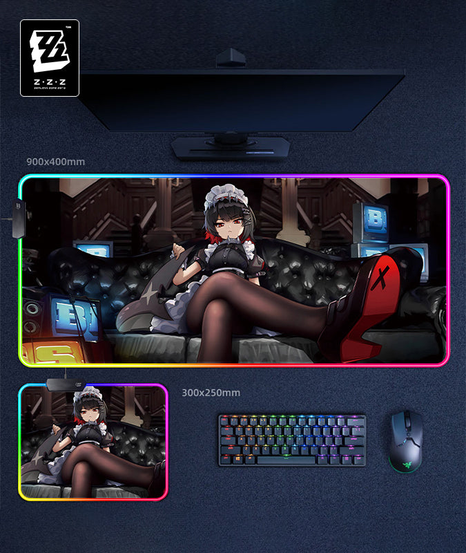 Ellen Joe RGB Mouse Pad Gaming Desk Mat