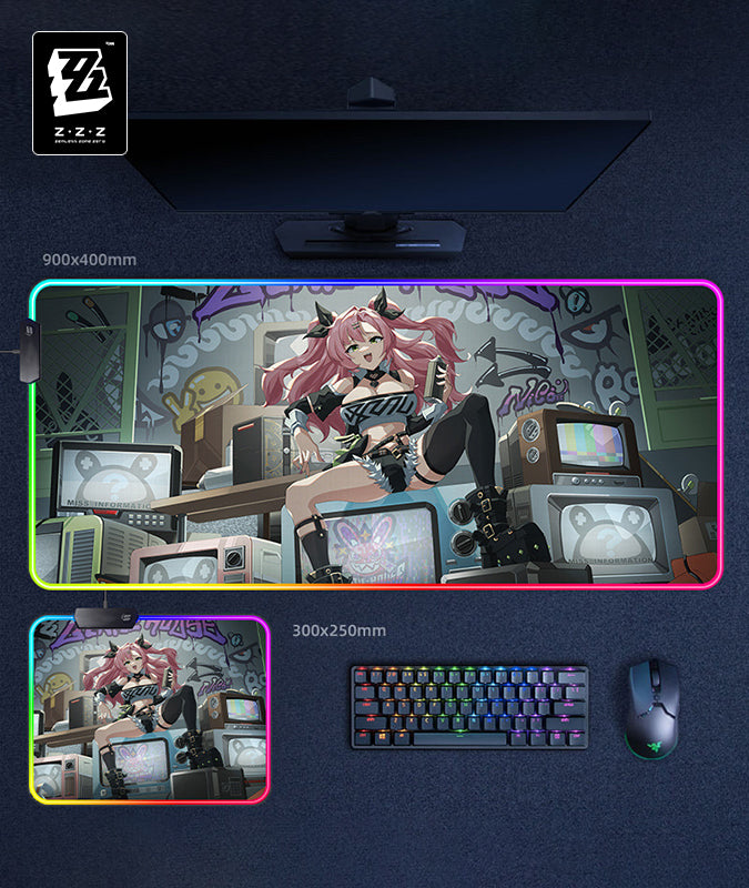 Nicole RGB Mouse Pad