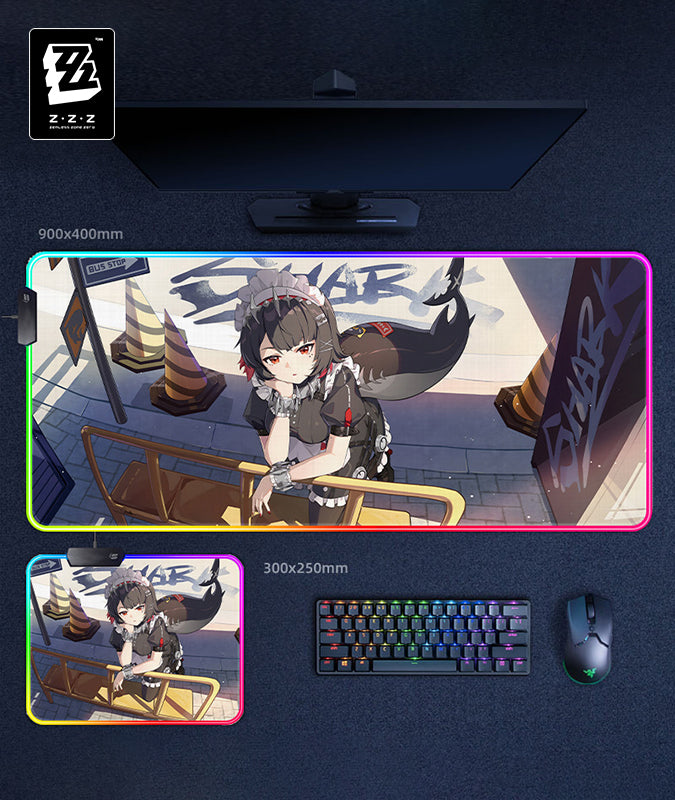 Zenless Zone Zero Ellen Joe RGB Mouse Pad 