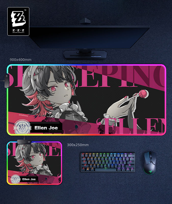 Zenless Zone Zero Ellen Joe RGB Mouse Pad 