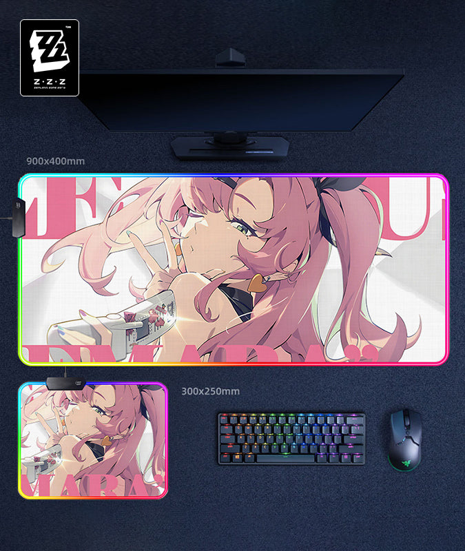 Nicole RGB Mouse Pad