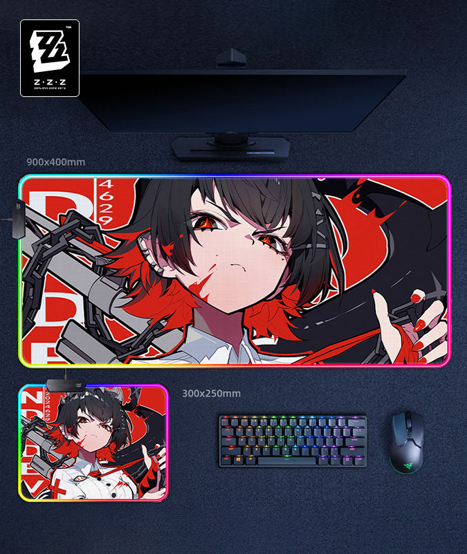 Zenless Zone Zero Ellen Joe RGB  Gaming Desk Mat