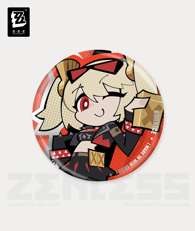 人気が高い Chibi Calydon of Sons Eridu New ZZZ Tinplate 141Store – Badges トリートメント