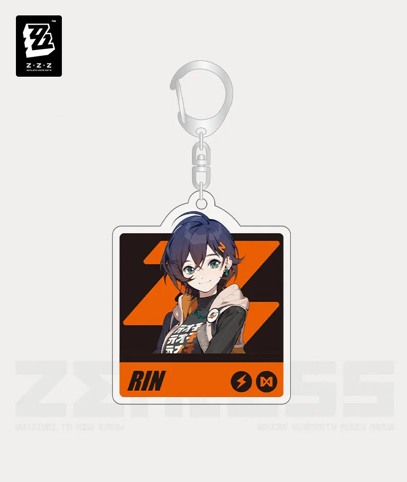 Belle Acrylic Keychain