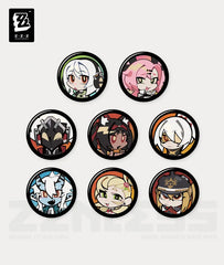 Zenless Zone Zero Agent Avatar Mini Badge Blind Box Vol. 1