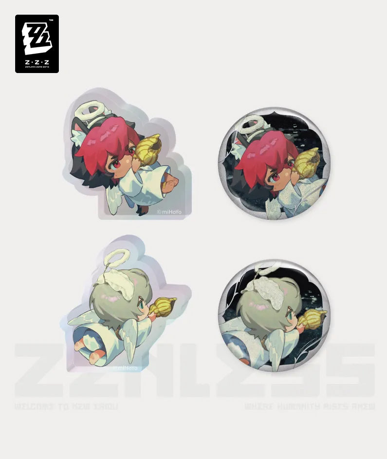ZZZ Mini Badge & Stand Set | The Impending Crash of Waves
