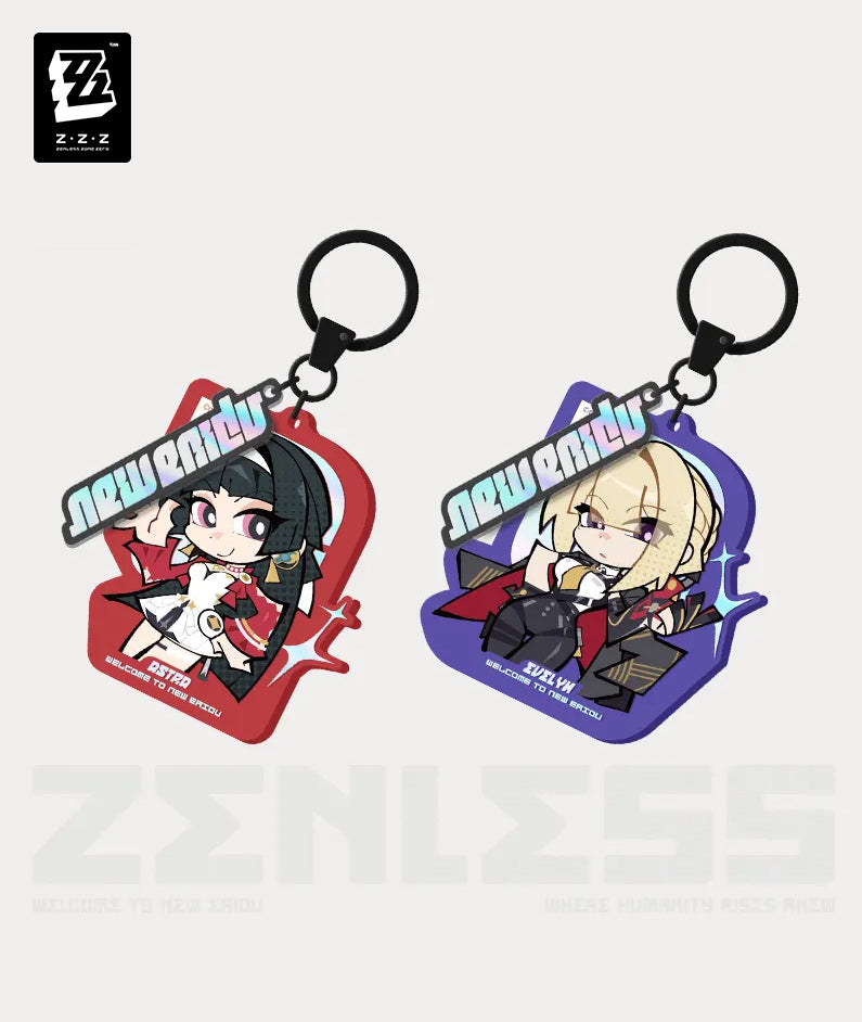 Stars of Lyra Astra Yao &amp; Evelyn Chibi Acrylic Keychain