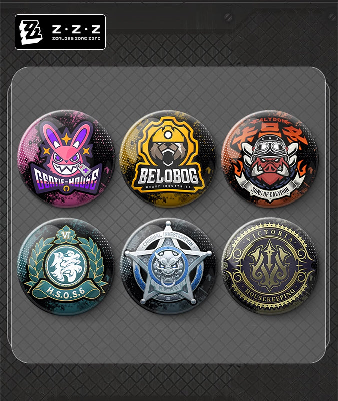 Zenless Zone Zero Factions Badges