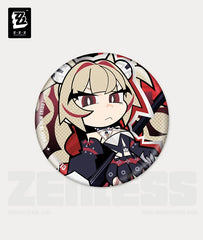 Zenless Zone Zero Ridu Series Flint Workshop Chibi Badge - Claret