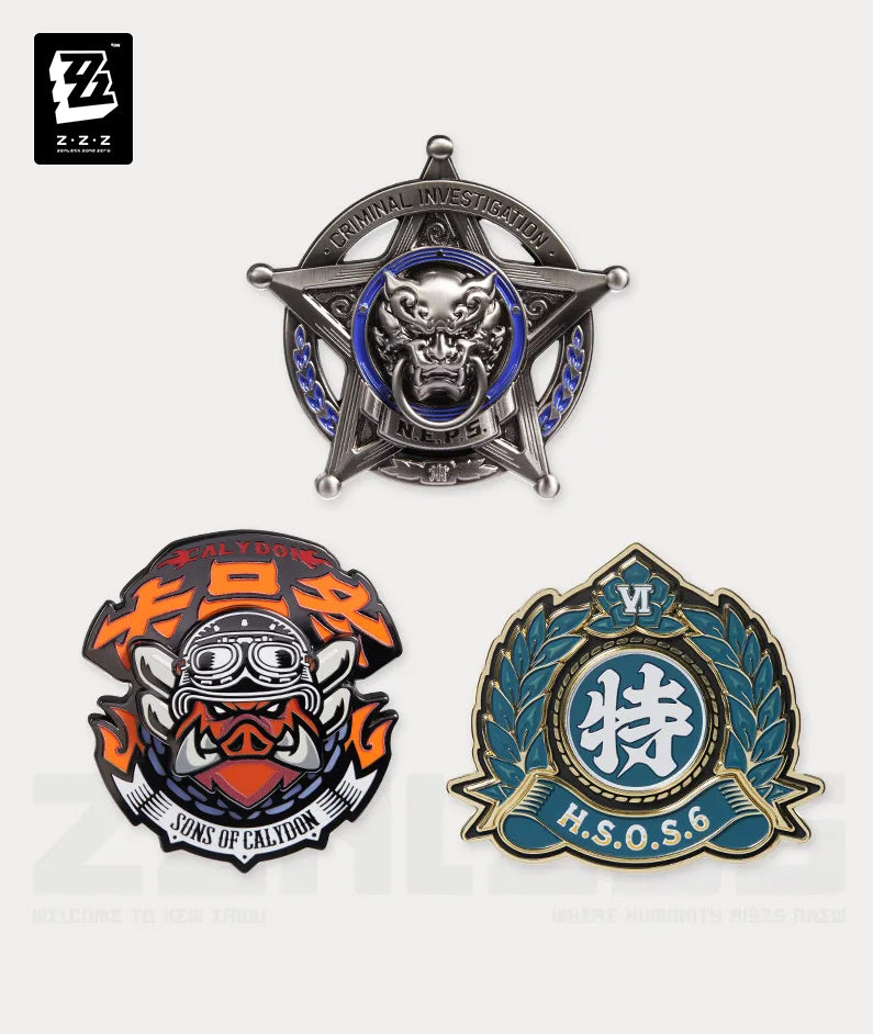 Zenless Zone Zero Faction Metal Badge