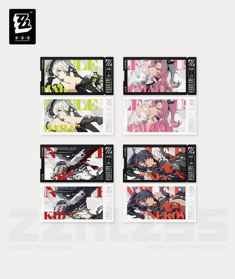 Zenless Zone Zero Cunning Hares Characters Mindscape Cinema Art Collection Card Set