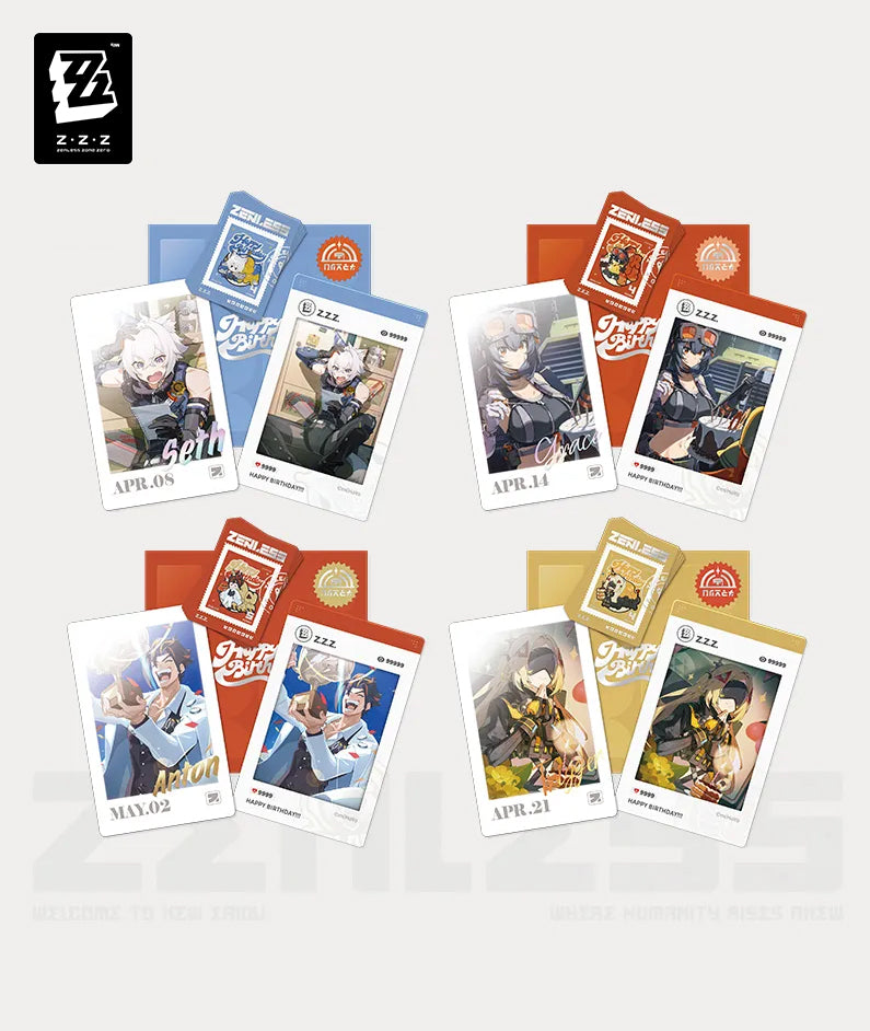 ZZZ HB2U Series Birthday Memories Photo Card Set Vol. 4