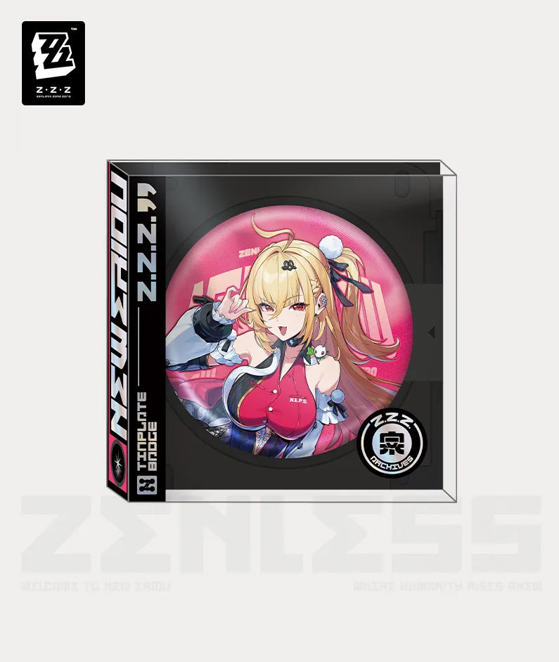 ZZZ Metropolitan Order Division Character Tinplate Badge