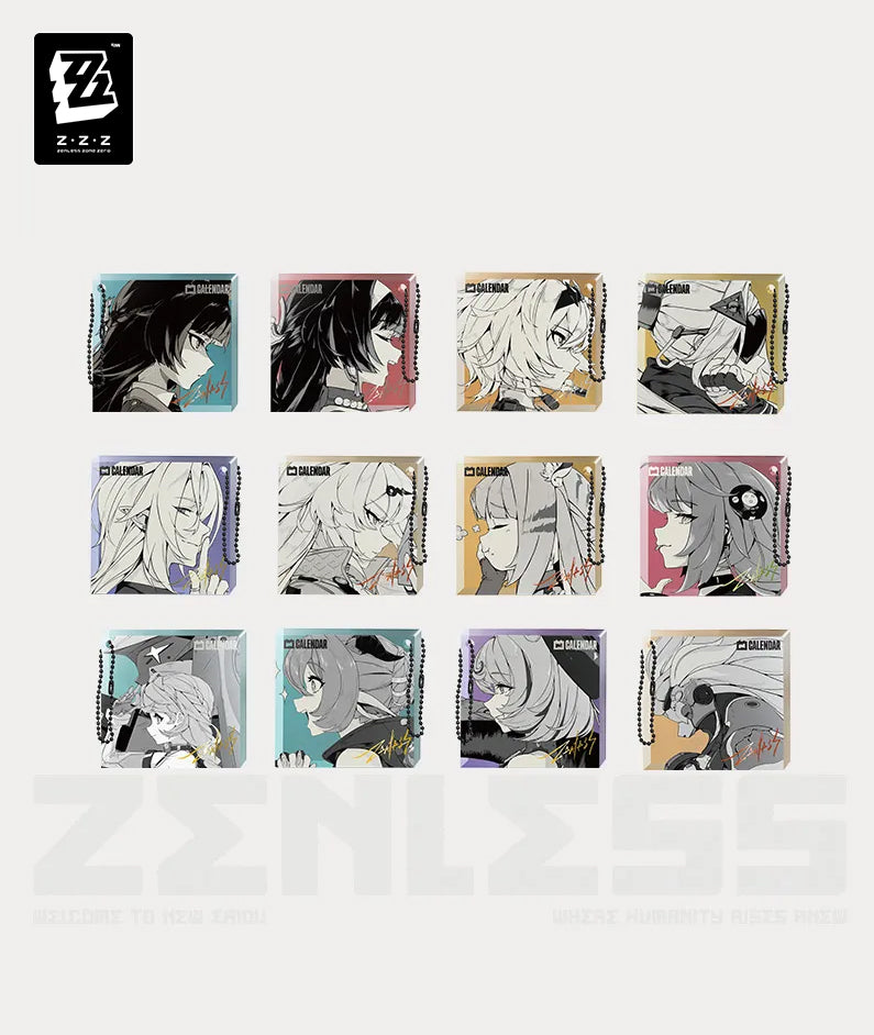 Zenless Zone Zero Temporal Frequencies Series Thick Acrylic Charm