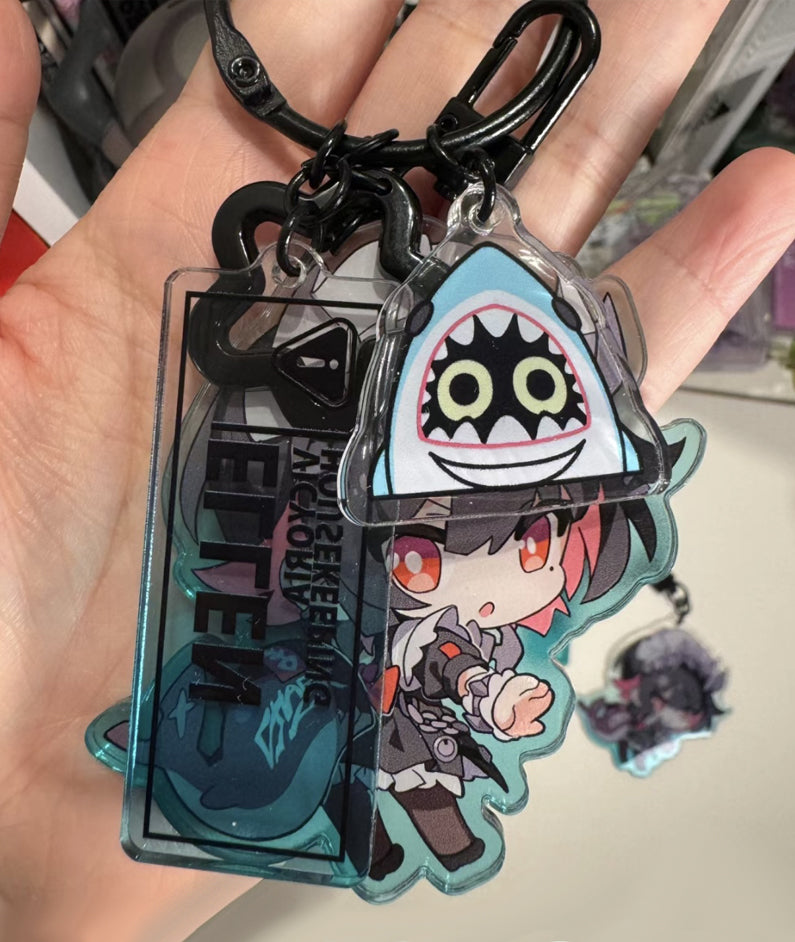 Zenless Zone Zero Ellen Joe Shark Girl Keychain