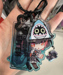 Zenless Zone Zero Ellen Joe Shark Girl Keychain