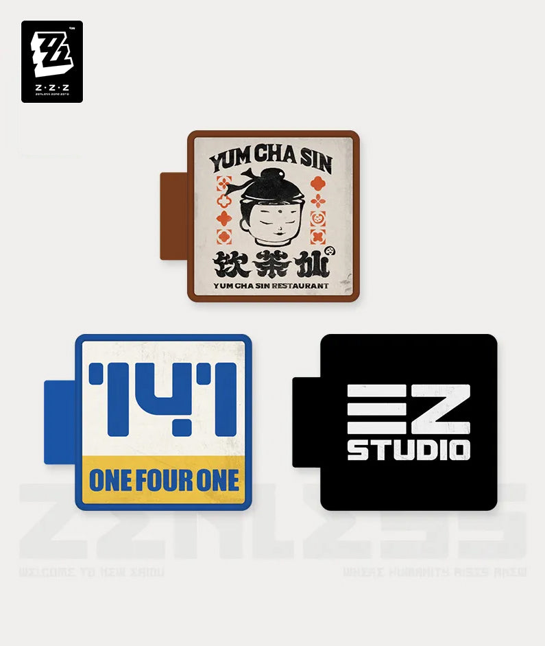 Zenless Zone Zero Shop Sign Lightbox Fridge Magnet