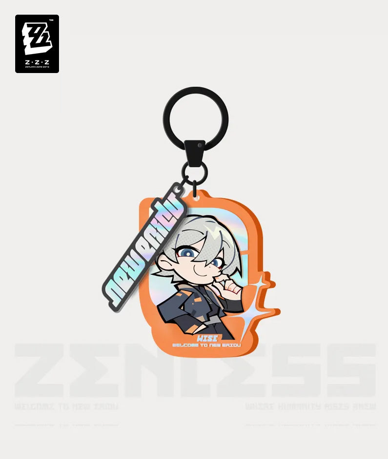 Wise Chibi Acrylic Keychain