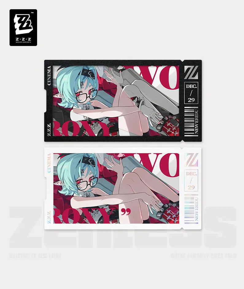 Zenless Zone Zero Cinema Flint Workshop Character Collectible Card Set - Roxy