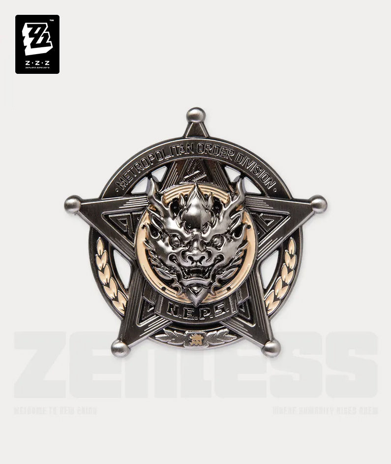 Metropolitan Order Division Metal Badge