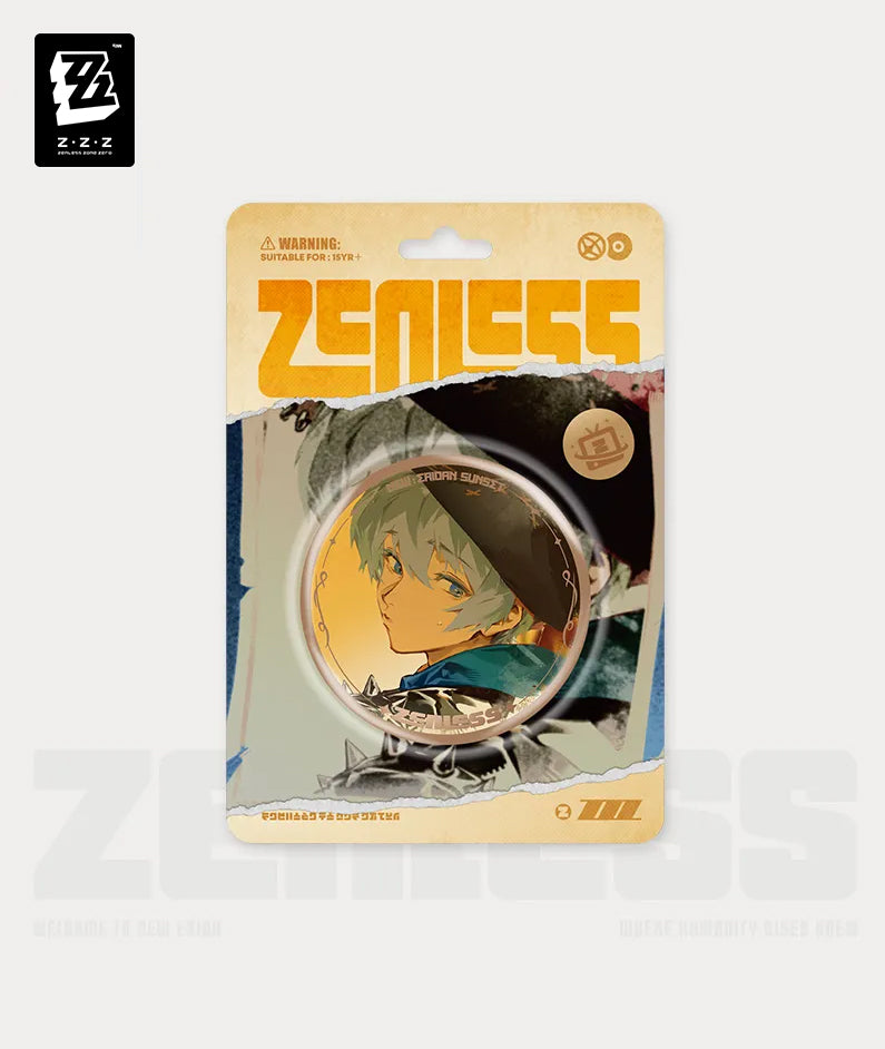 Zenless Zone Zero New Eridan Sunset Tinplate Badge - Wise