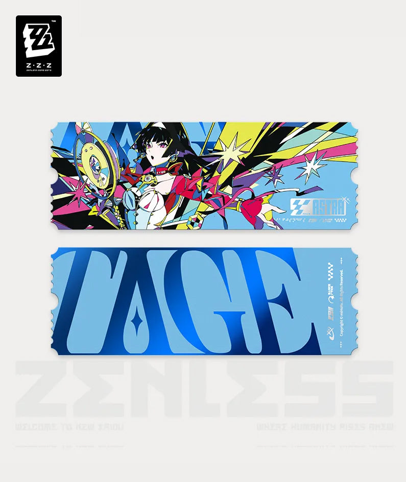 Zenless Zone Zero Astra Yao Live Collectible Ticket