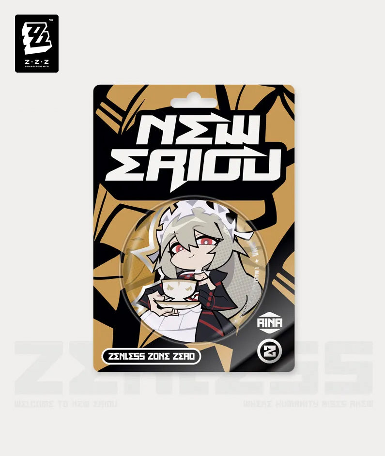Official ZZZ Victoria Housekeeping Chibi Badges - Corin