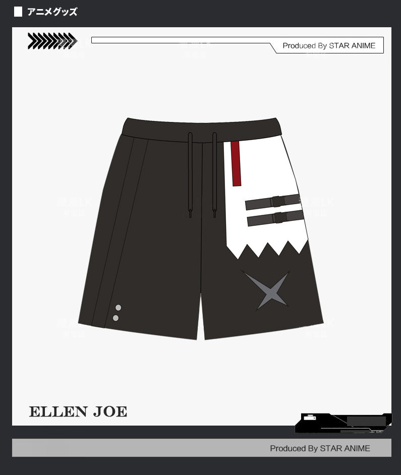  Ellen Joe Shark Girl Shorts