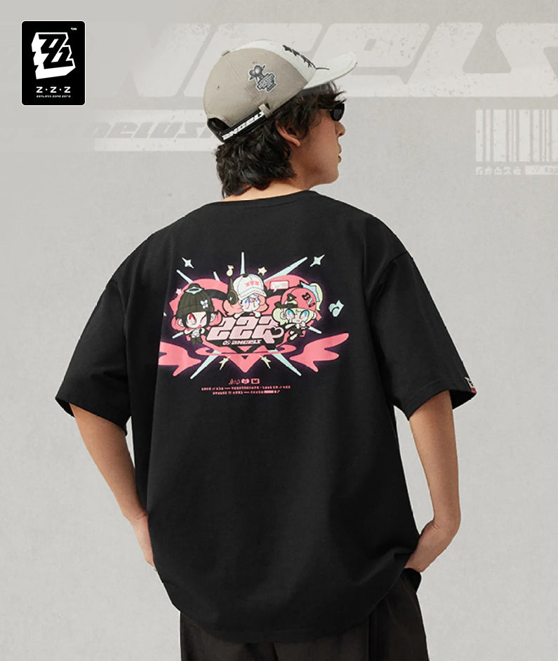 Official Zenless Zone Zero Angels of Delusion Printed T-Shirt