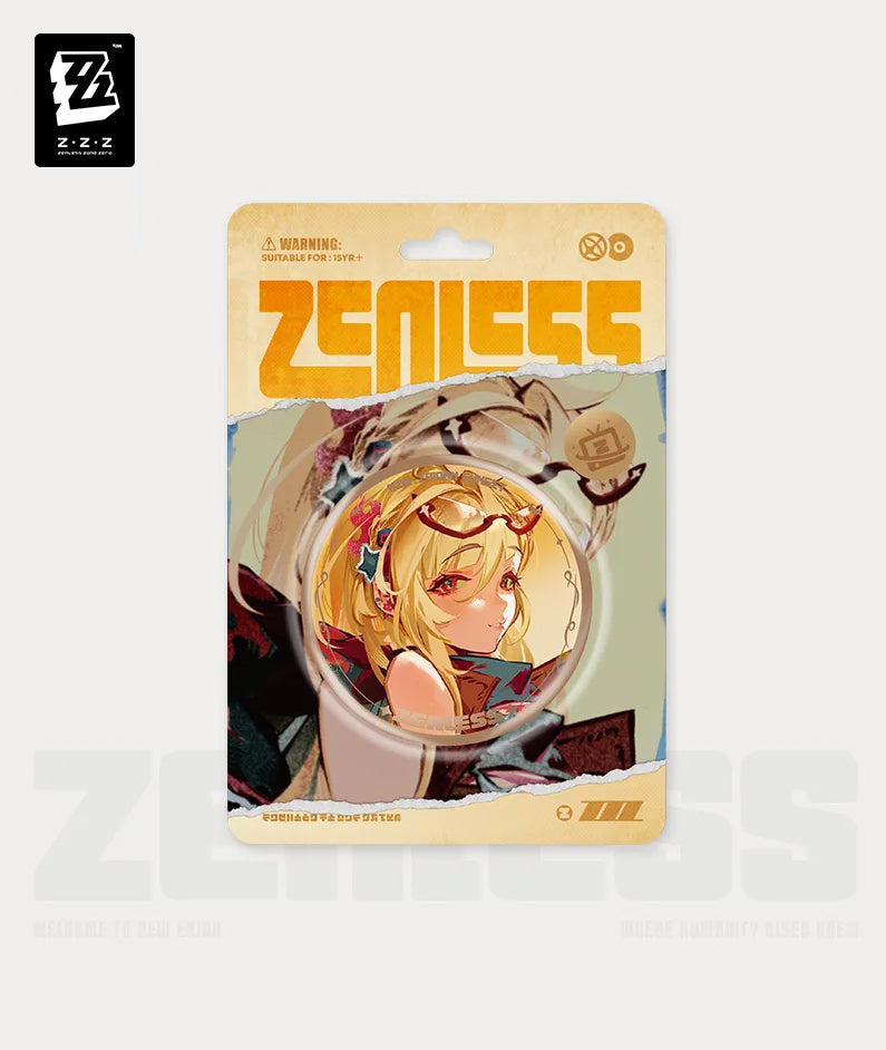 Zenless Zone Zero New Eridan Sunset Tinplate Badge - Cissia