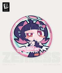 Zenless Zone Zero Angels of Delusion Pink Sugar Rush Series Chibi Badge - Nangong Yu