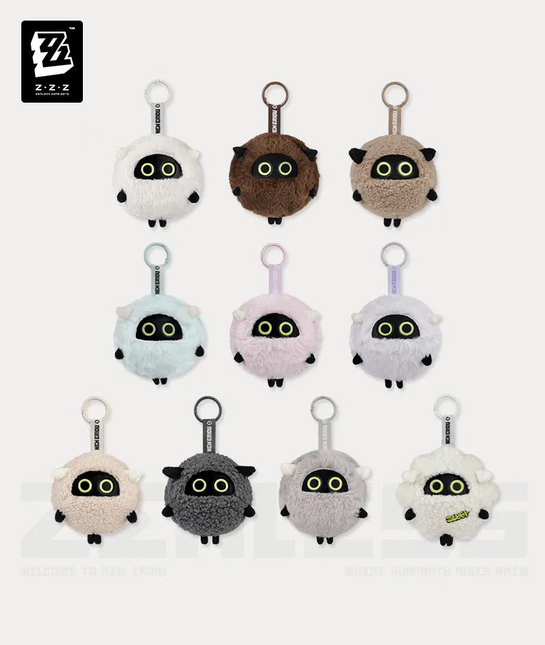  ZZZ Sheepboo Vinyl Plush Keychain