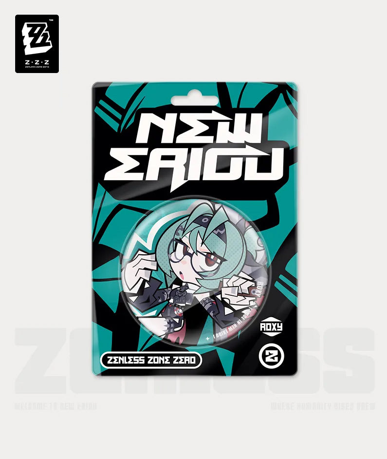 Zenless Zone Zero Ridu Series Flint Workshop Chibi Badge - Roxy