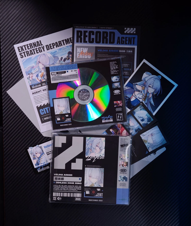 Zenless Zone Zero ESD Velina CD & DVD Disc Collectible Set