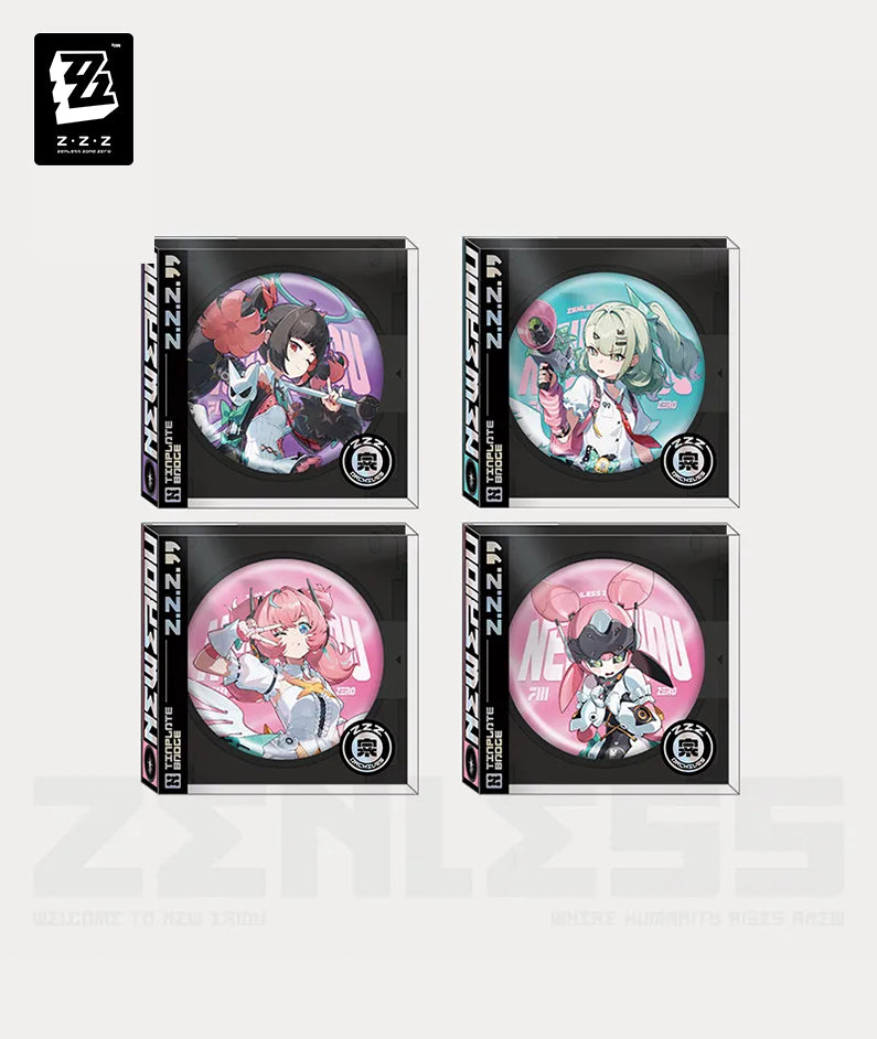 ZZZ Angels of Delusion Character Tinplate Badge