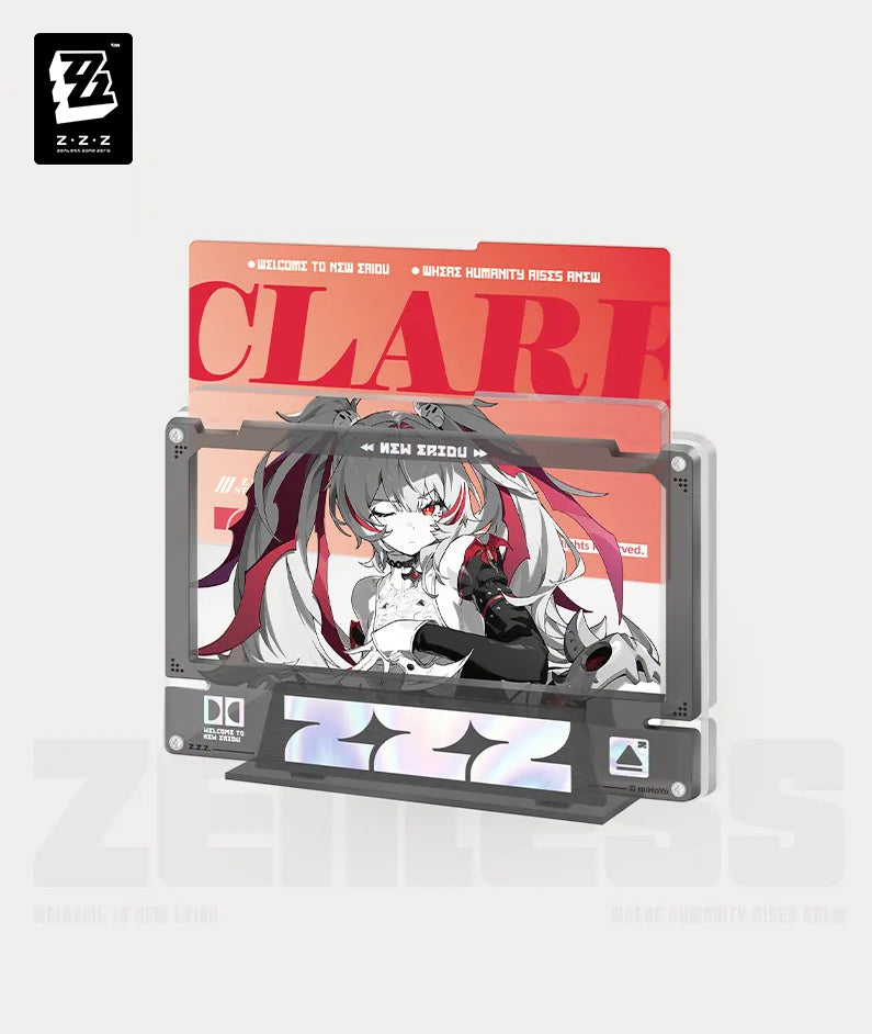 Zenless Zone Zero Cinema Flint Workshop Character Acrylic Card Set - Claret