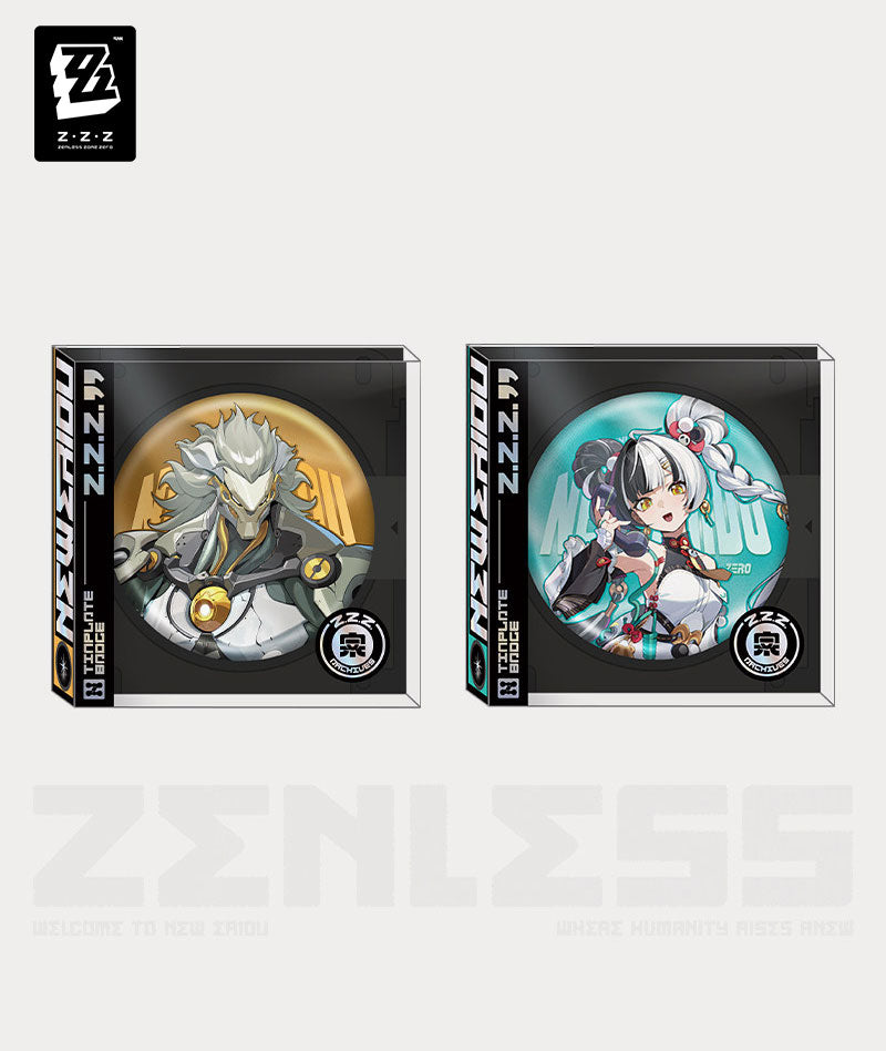 ZZZ Krampus Character Tinplate Badge