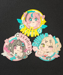 Zenless Zone Zero Aria Sunna Nangong Yu Refrigerator Magnet