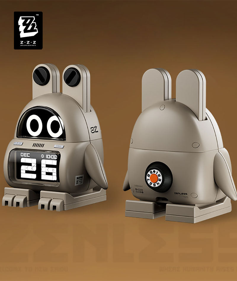 Zenless Zone Zero Bangboo Digital Alarm Clock with Calendar
