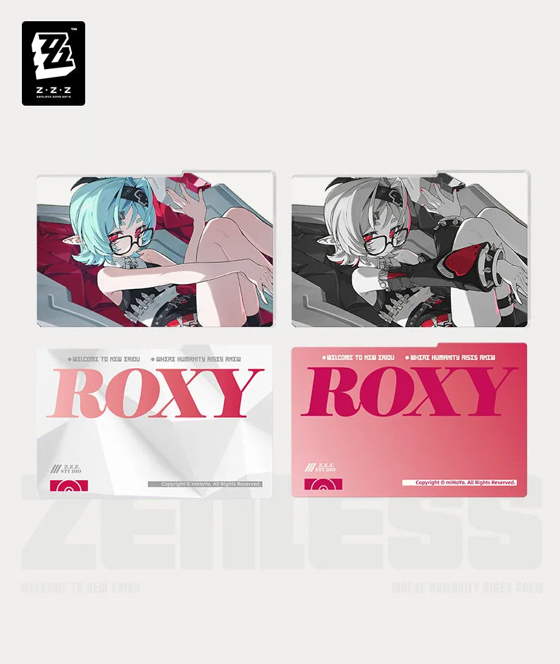 Zenless Zone Zero Cinema Flint Workshop Character Acrylic Card - Roxy