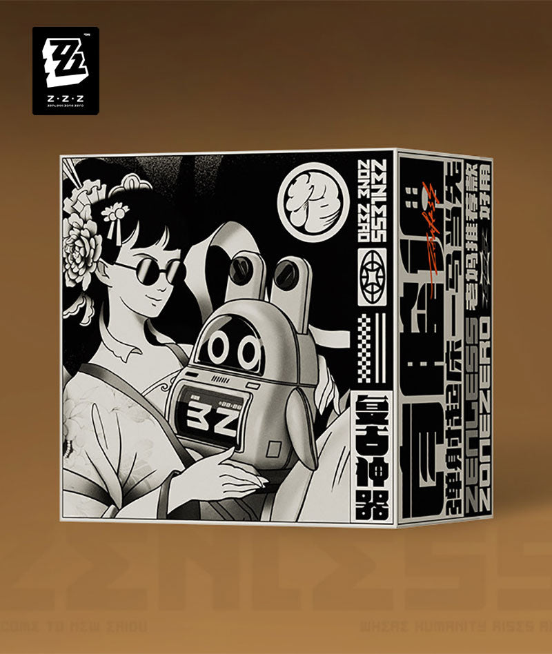 Zenless Zone Zero Bangboo Digital Alarm Clock with Calendar