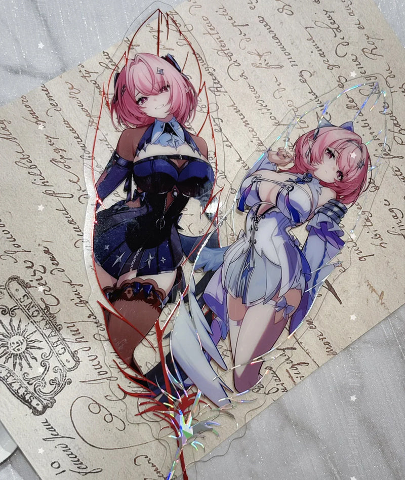 Remielle Feather Clear Card