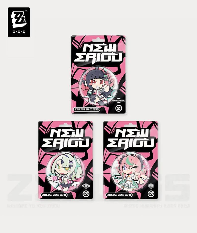 Zenless Zone Zero Ridu Series Angels of Delusion Chibi Badge